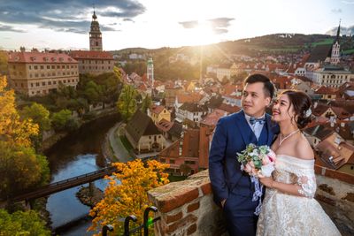 Pre-Wedding photo shoot in Český Krumlov (CK)